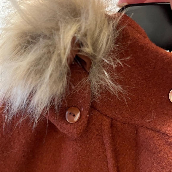 Coffeeshop New York Emmalise Hooded Wool Blend Coat - Picture 6 of 9